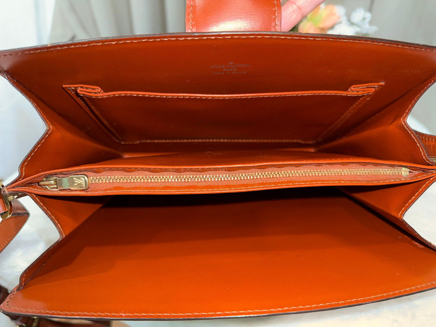 Louis Vuitton Capucines Epi Cognac/Fawn Crossbody
