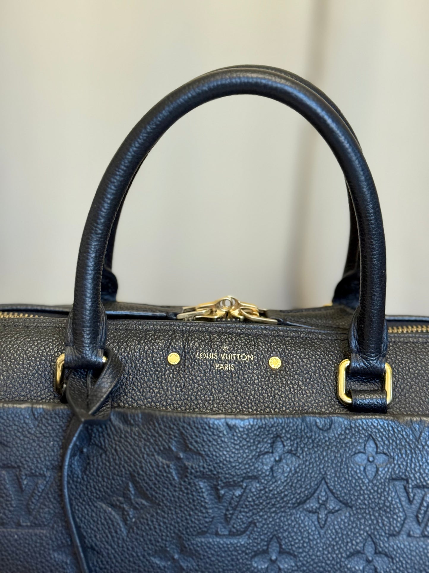 Louis Vuitton Speedy 25 Bandouliere Mono Empreinte Black/Noir