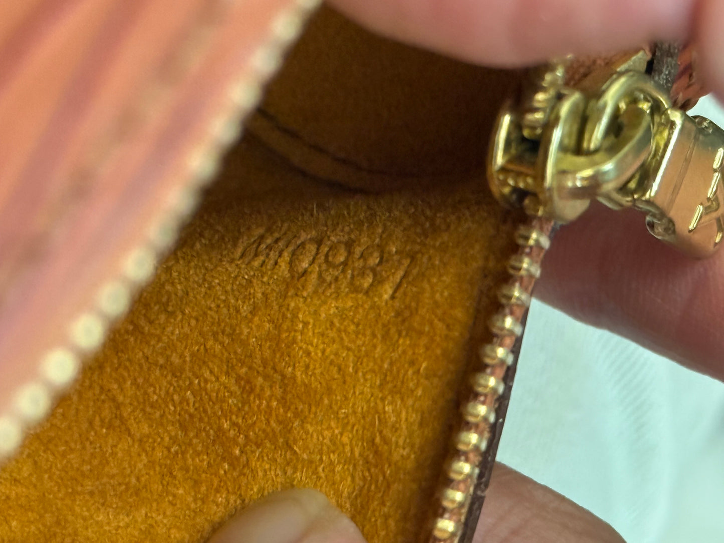 Louis Vuitton Mini Papillon Epi Cognac