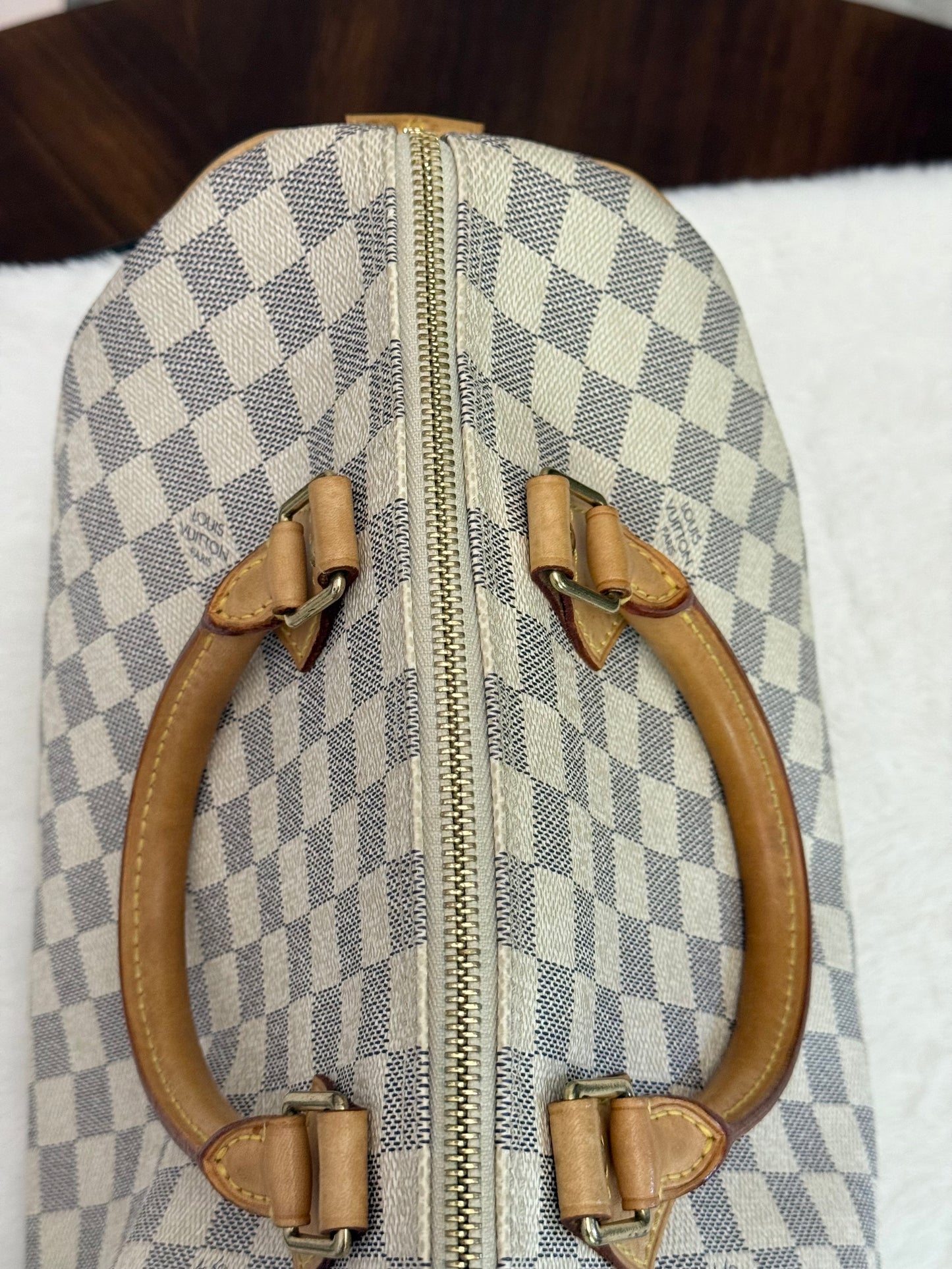 Louis Vuitton Speedy 30 Damier Azur