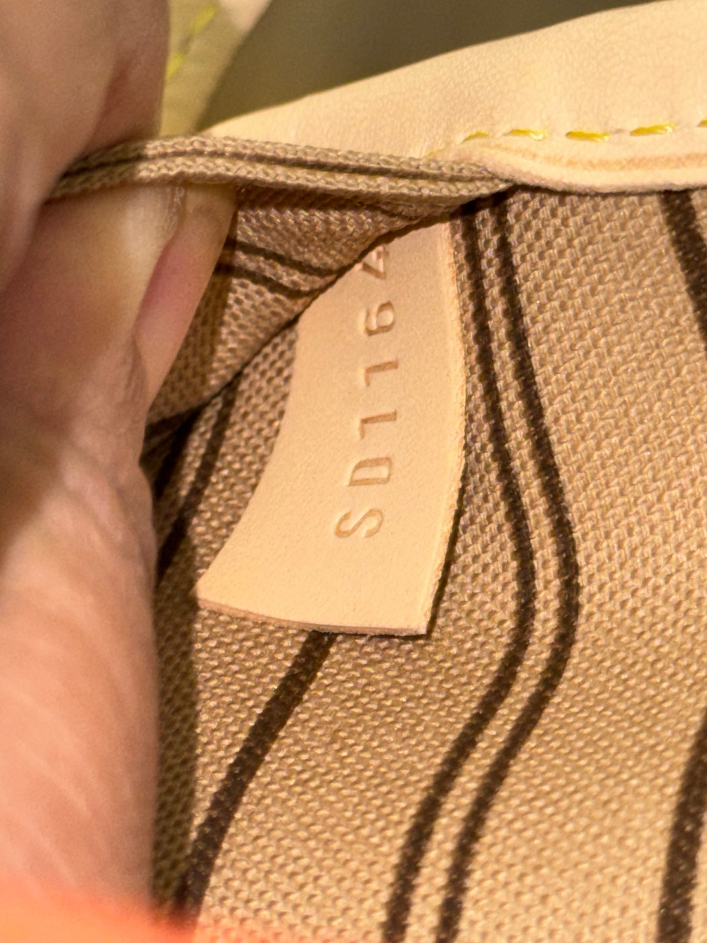 Louis Vuitton Neverfull MM Mono Beige Bag Only