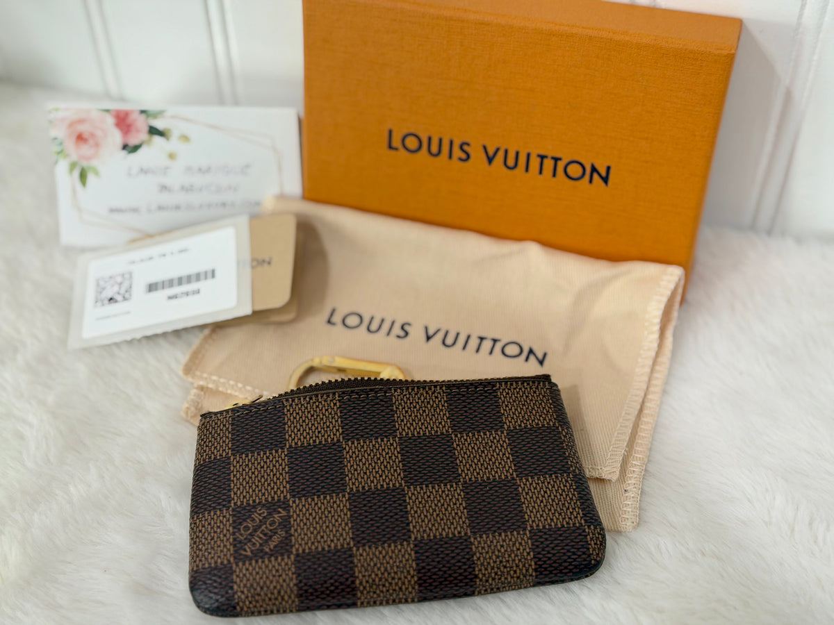 Louis Vuitton Key Pouch/Cles Damier Ebene