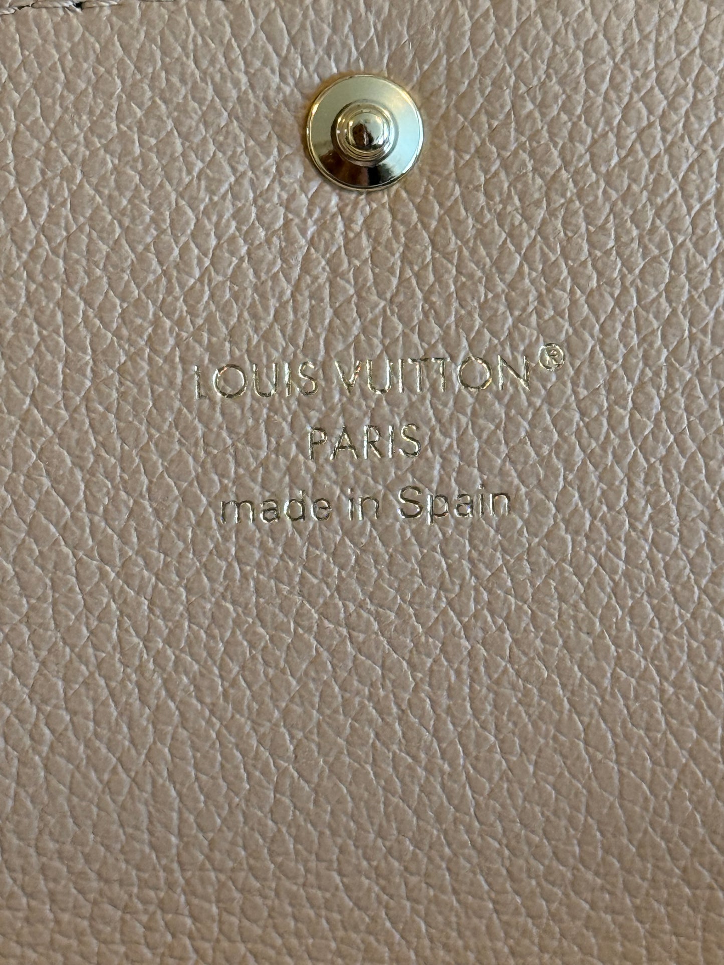 Louis Vuitton Emilie Black/Noir Empreinte Wallet