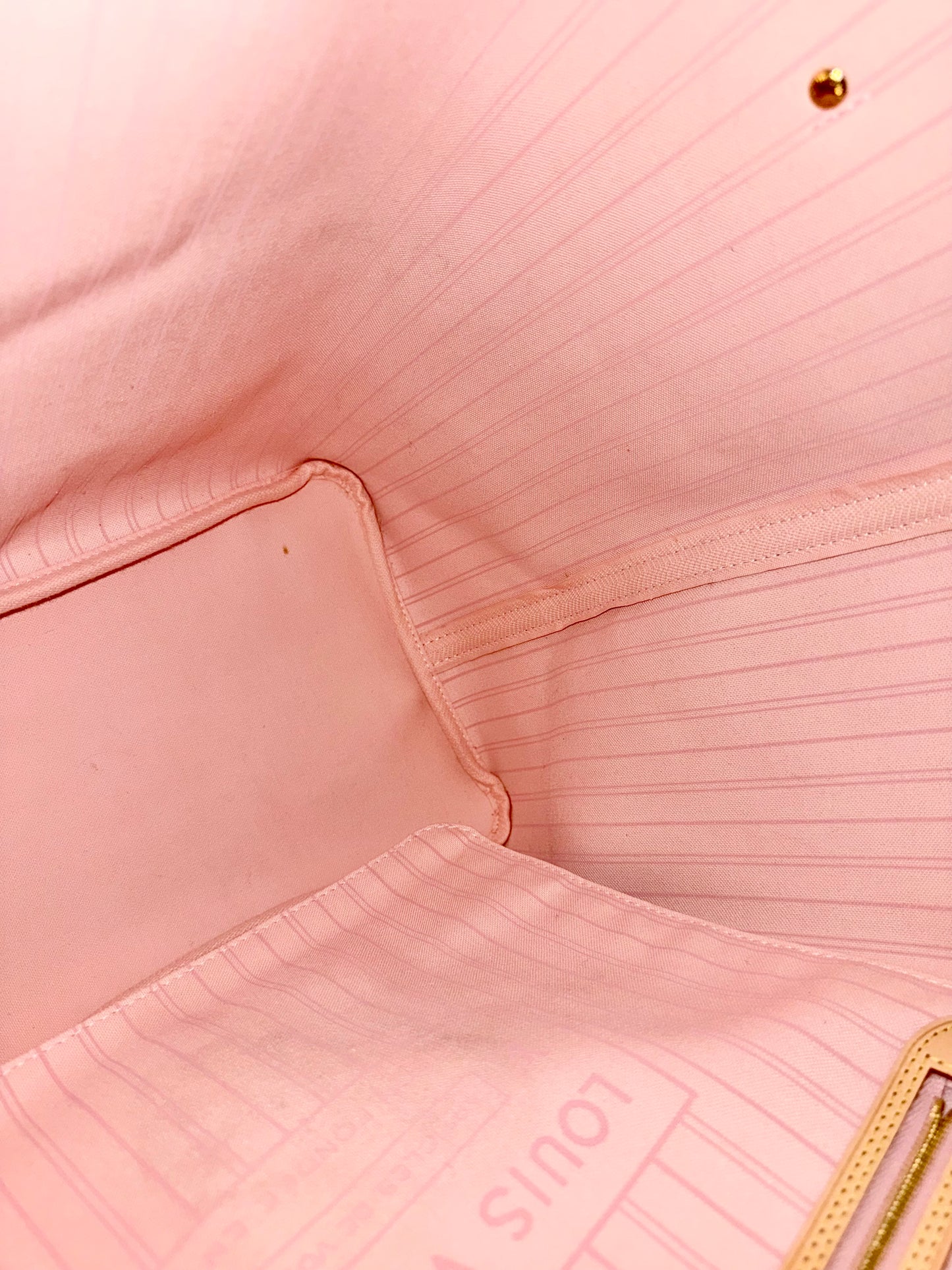 Louis Vuitton Neverfull GM in Damier Azur Rose Ballerine