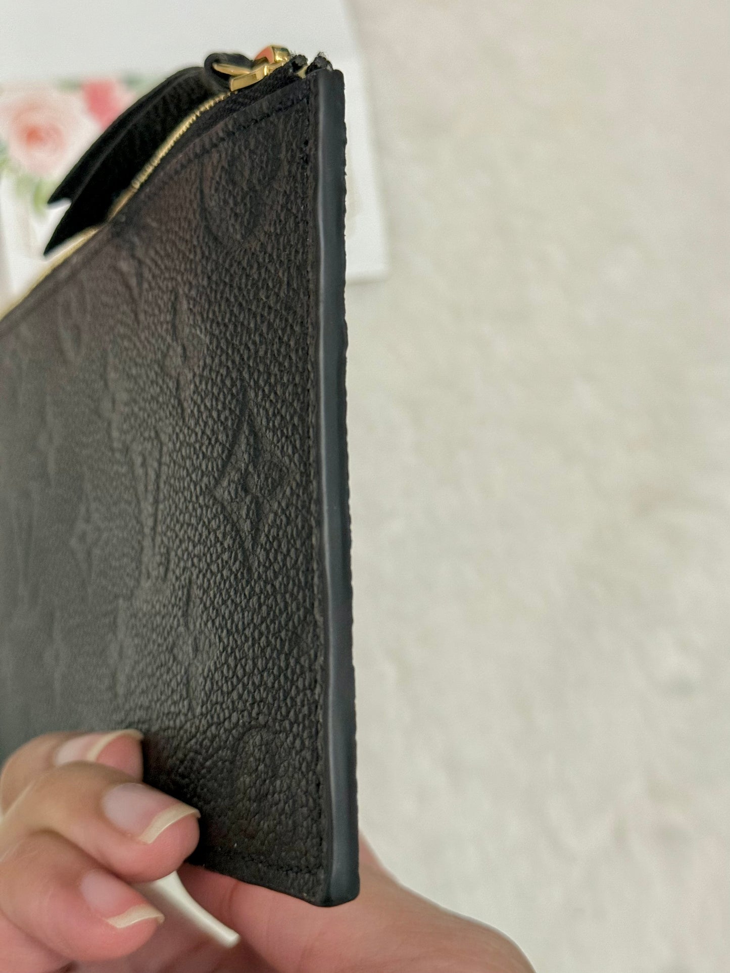 Louis Vuitton Felicie Pochette Black Empreinte
