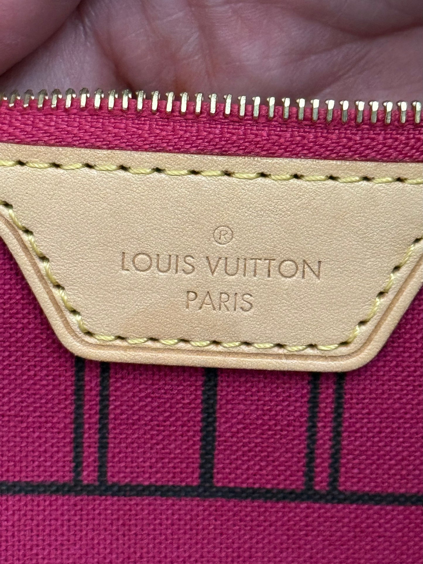 Louis Vuitton Neverfull MM Mono Pivoine