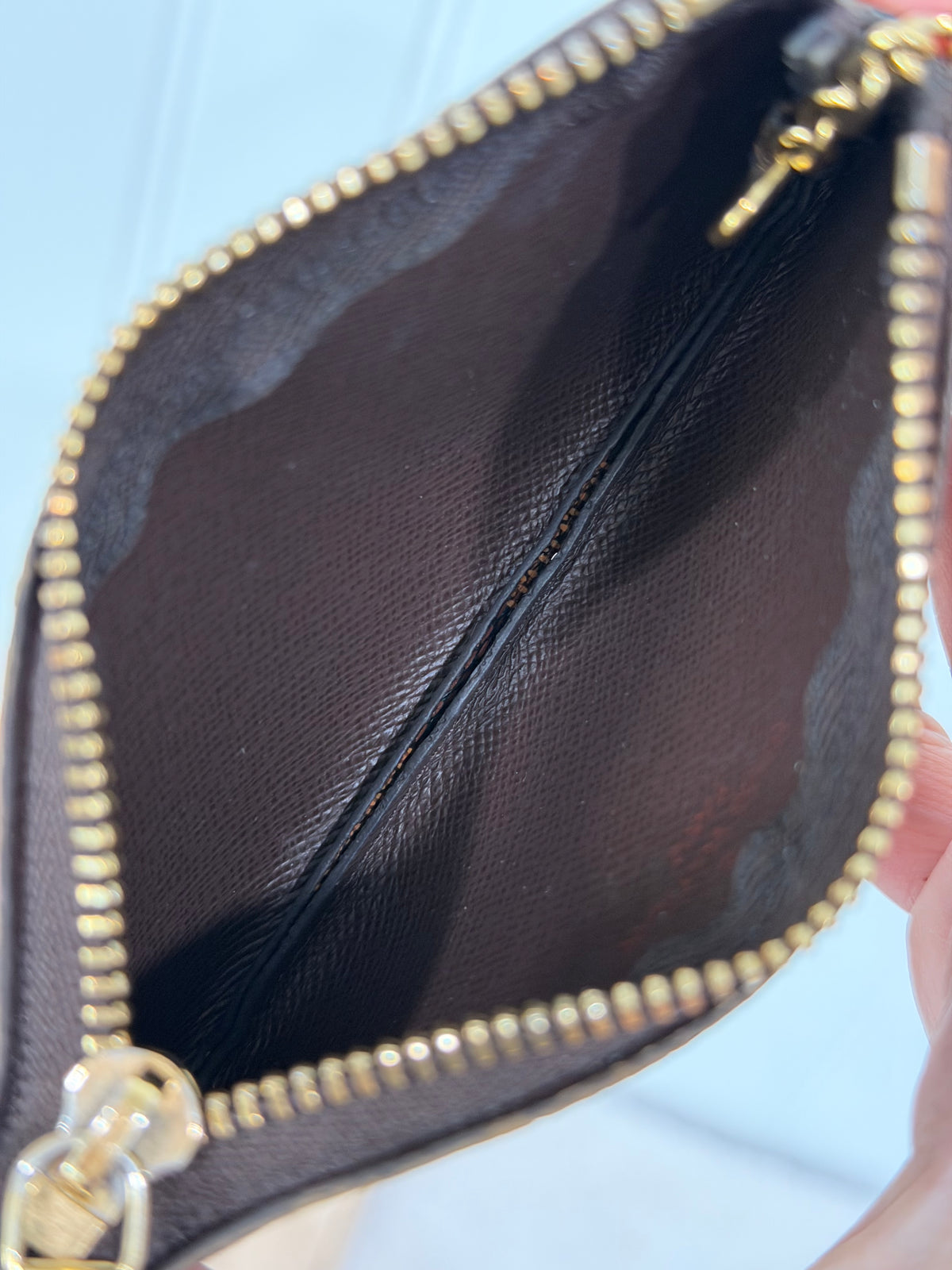 Louis Vuitton Key Pouch/Cles Damier Ebene