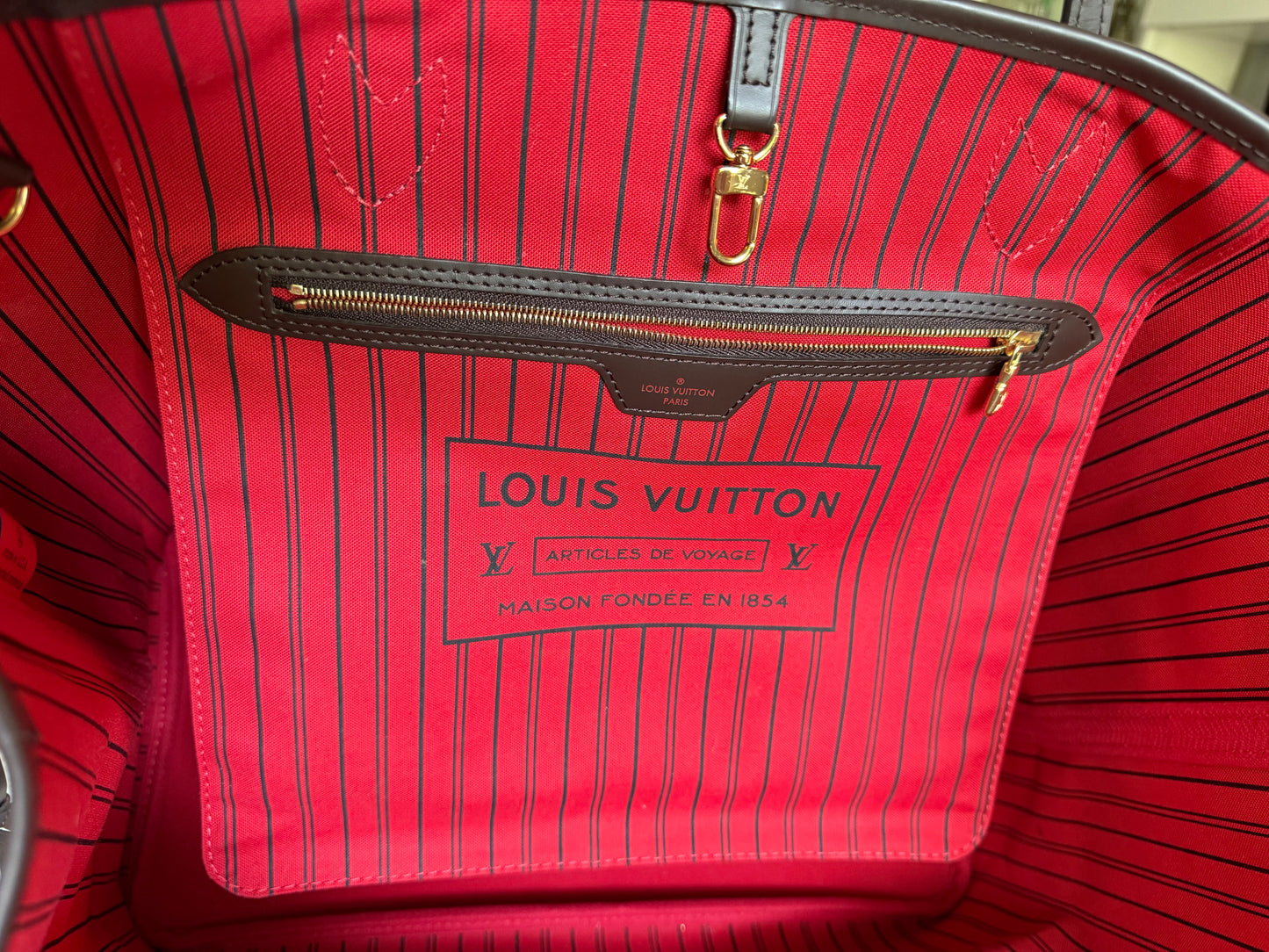 Louis Vuitton Neverfull GM DE Cerise Bag Only