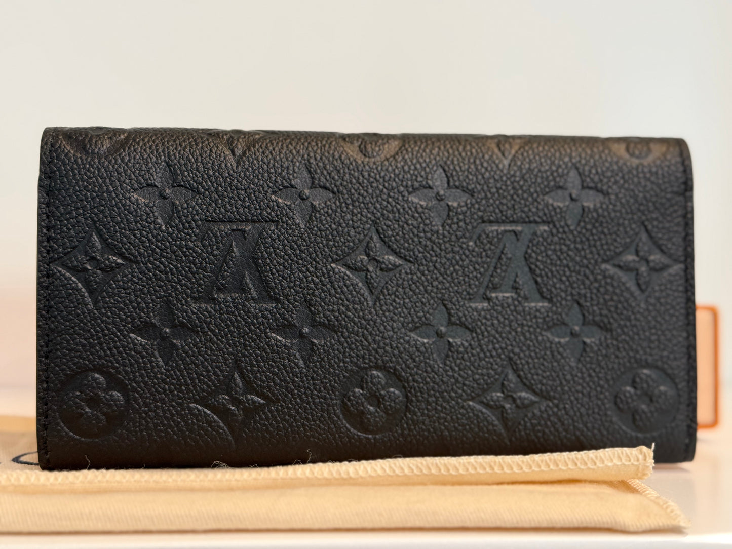 Louis Vuitton Emilie Black/Noir Empreinte Wallet