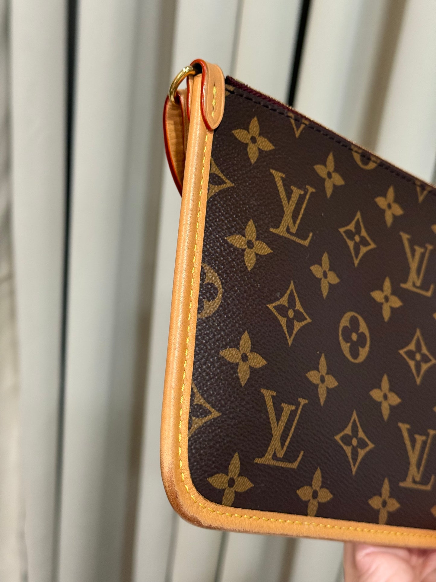 Louis Vuitton Carryall MM Mono Bag and Pouch