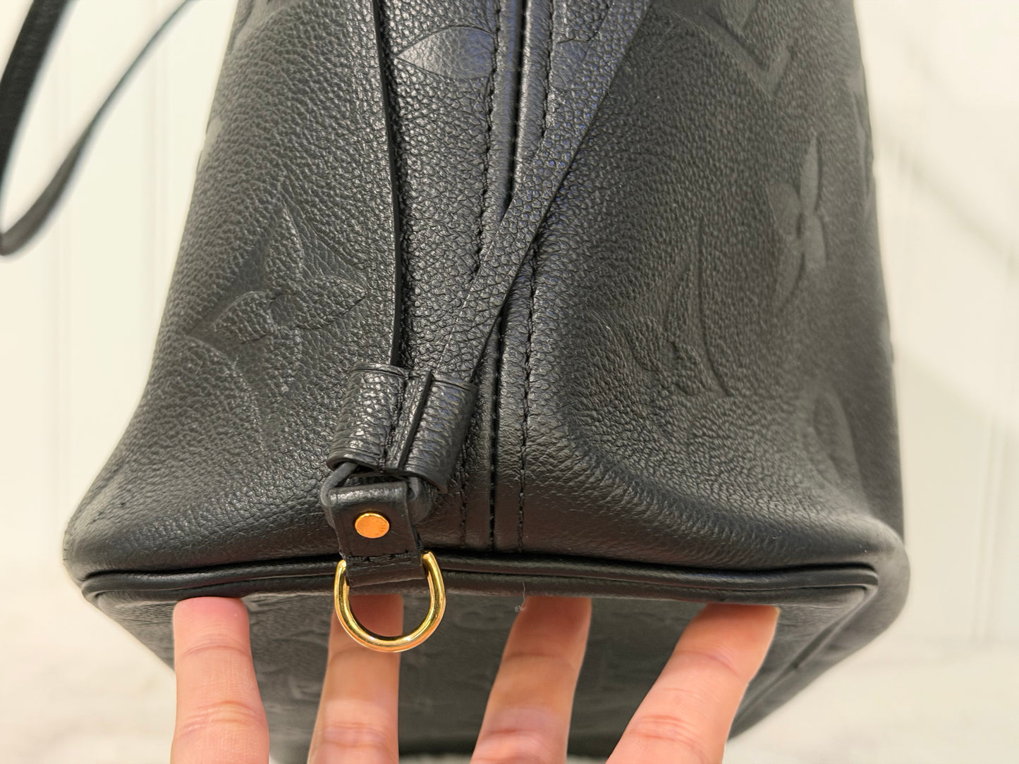Louis Vuitton Neverfull Mono Giant Empreinte Black