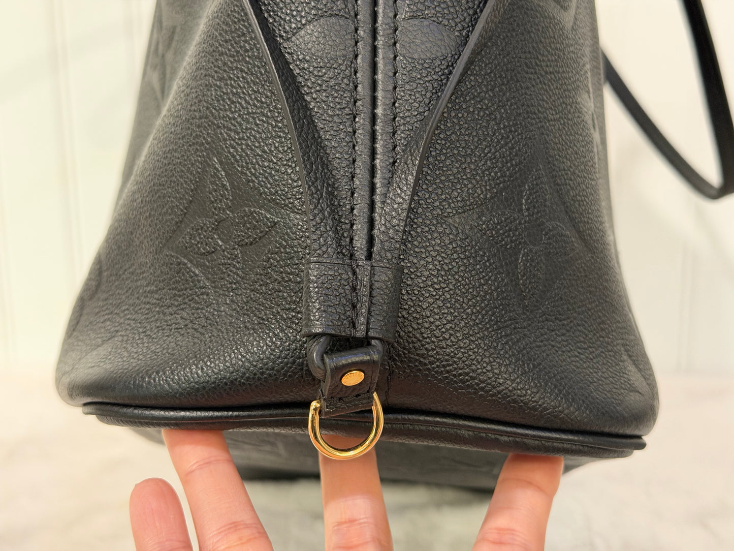 Louis Vuitton Neverfull Mono Giant Empreinte Black