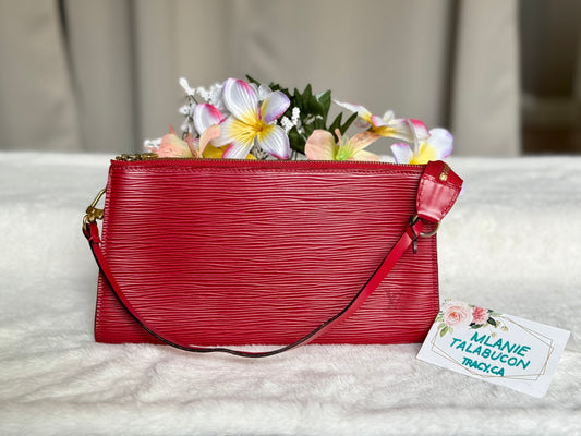 Louis Vuitton Red Epi Pochette