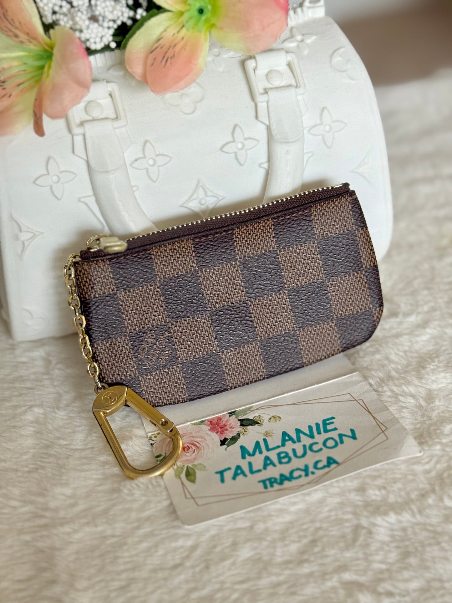 Louis Vuitton Key Cles Damier Ebene
