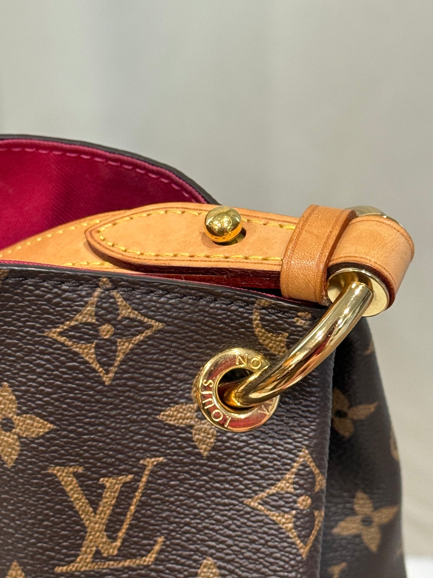 Louis Vuitton Graceful MM Mono Pivoine