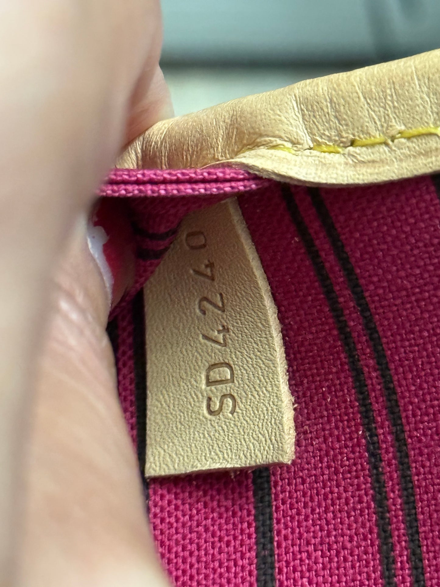 Louis Vuitton Neverfull MM Mono Pivoine Bag Only