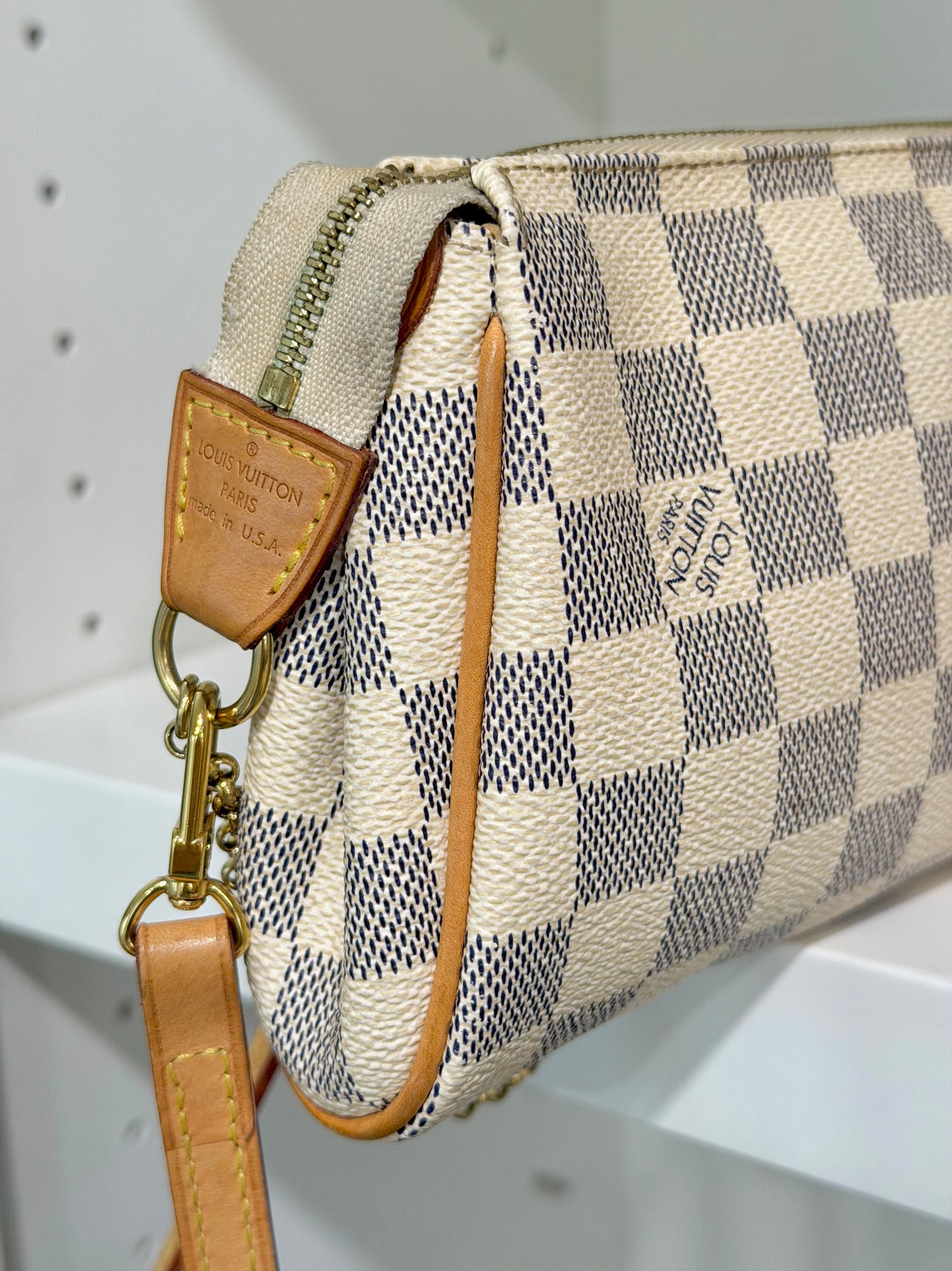 Louis Vuitton Eva Pochette Damier Azur