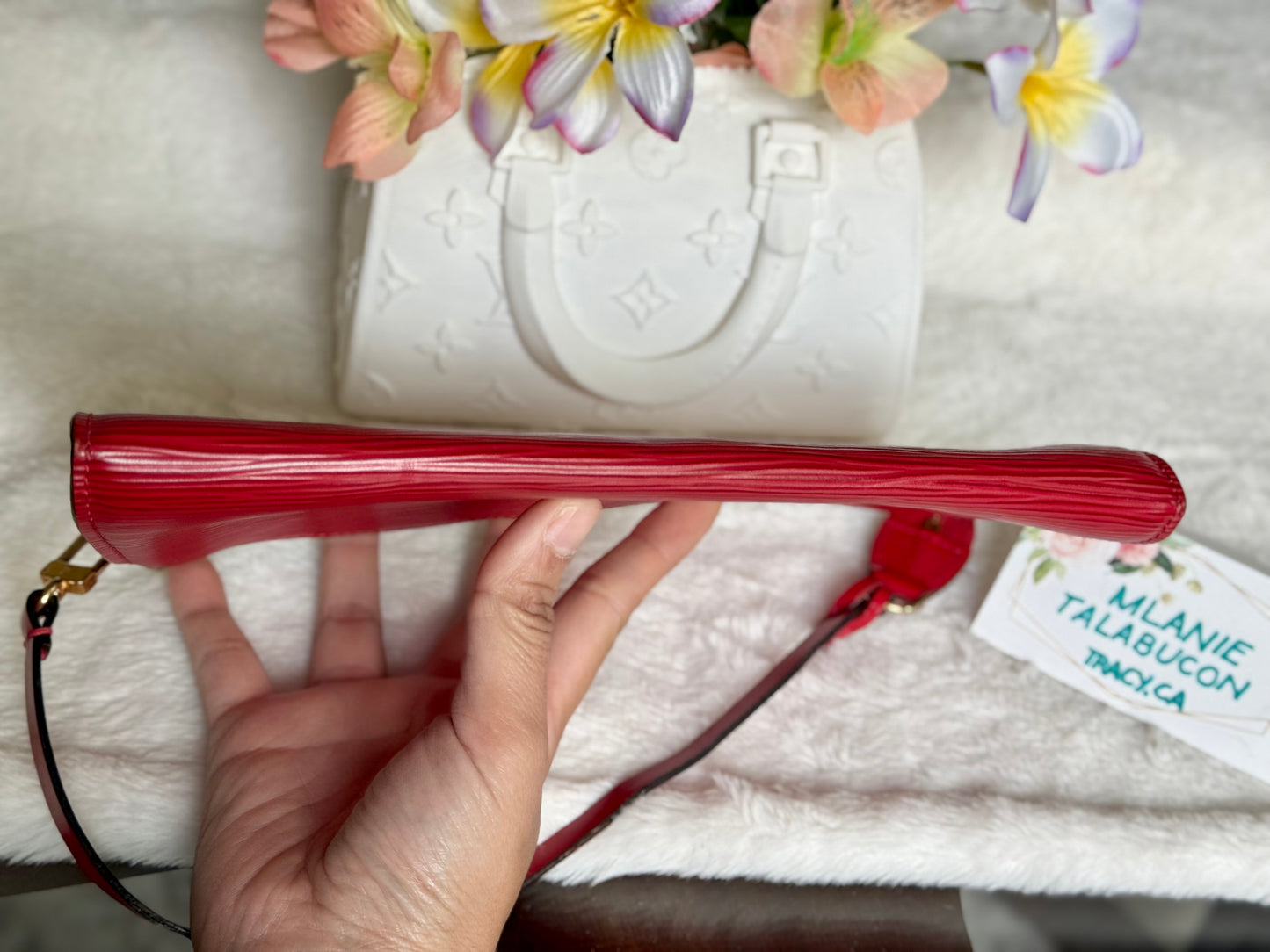 Louis Vuitton Red Epi Pochette