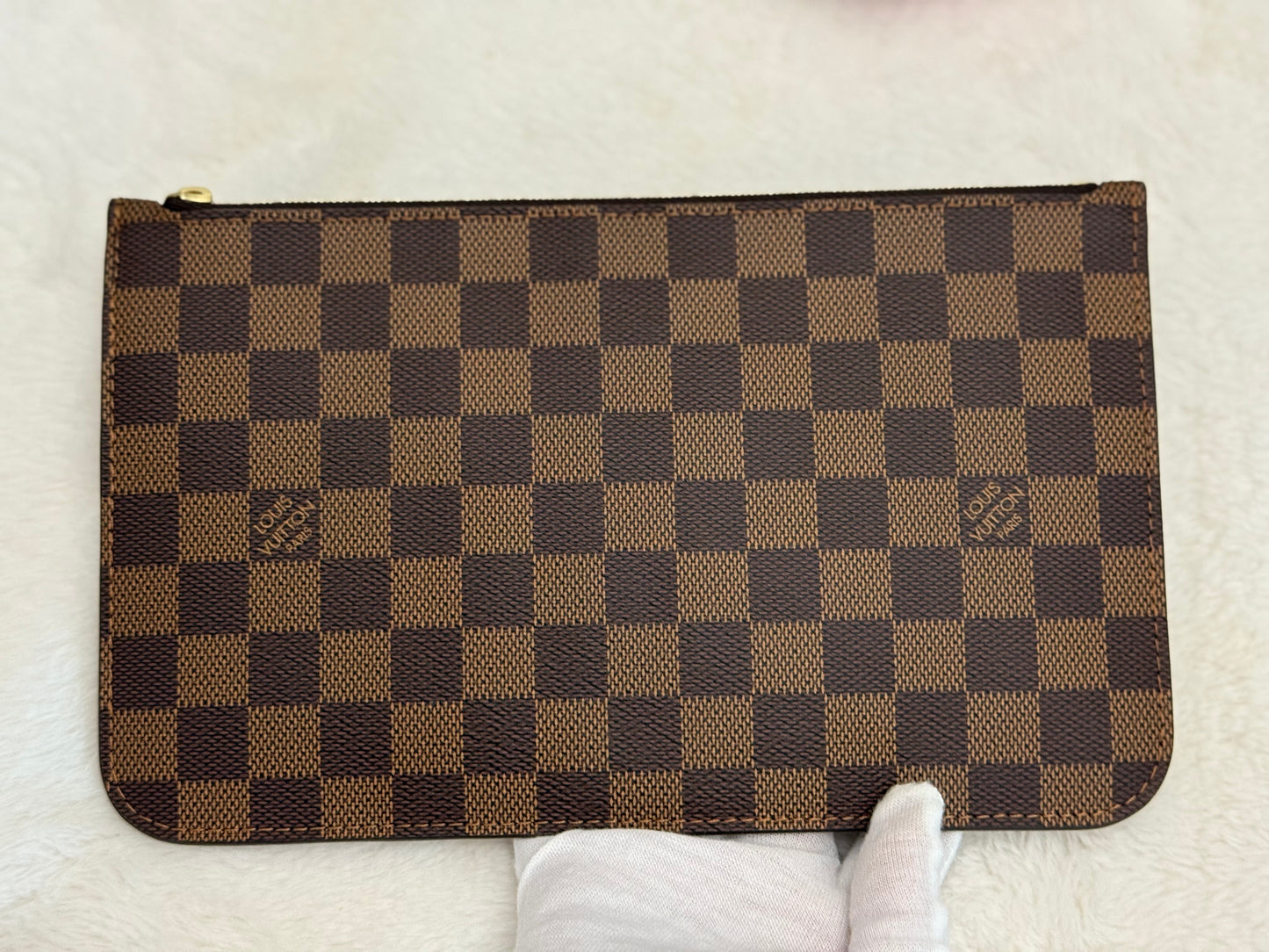 Louis Vuitton Neverfull MM DE Set (Bag and Pouch)