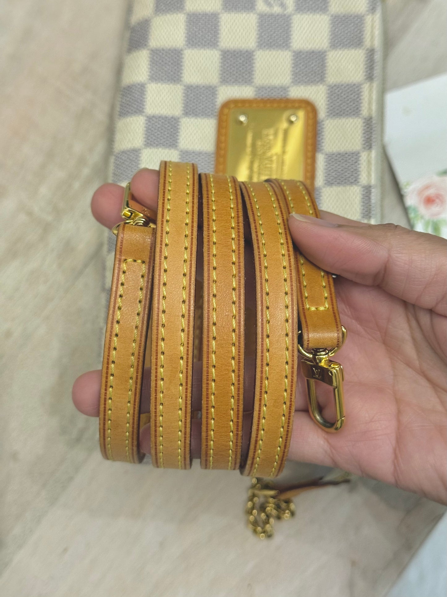 Louis Vuitton Eva Pochette Damier Azur