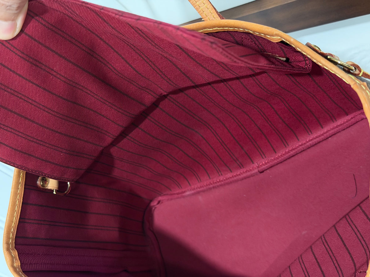 Louis Vuitton Neverfull PM Mono Fuchsia FULL SET