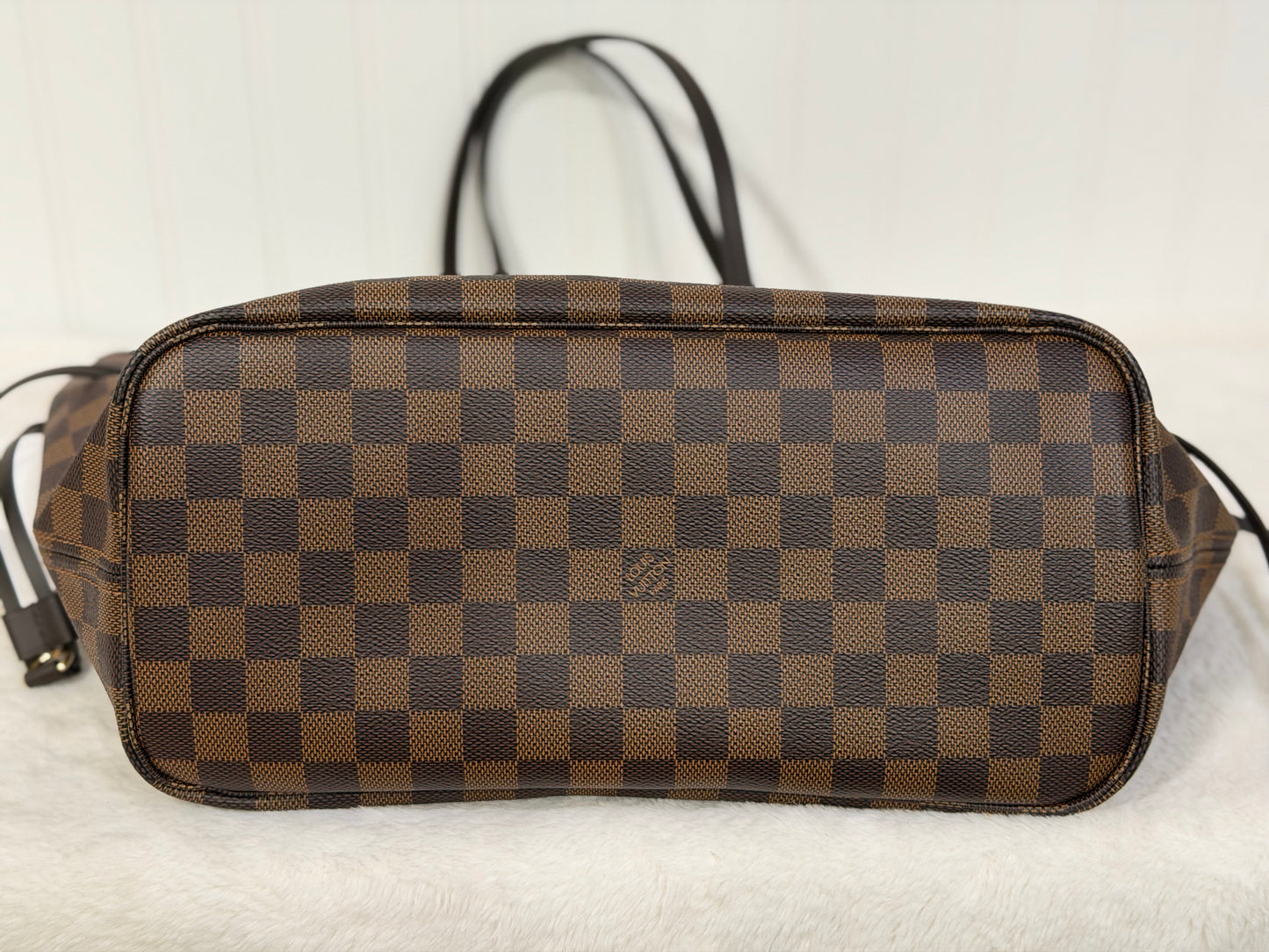 Louis Vuitton Neverfull MM Braided Damier Ebene Rose Quartz