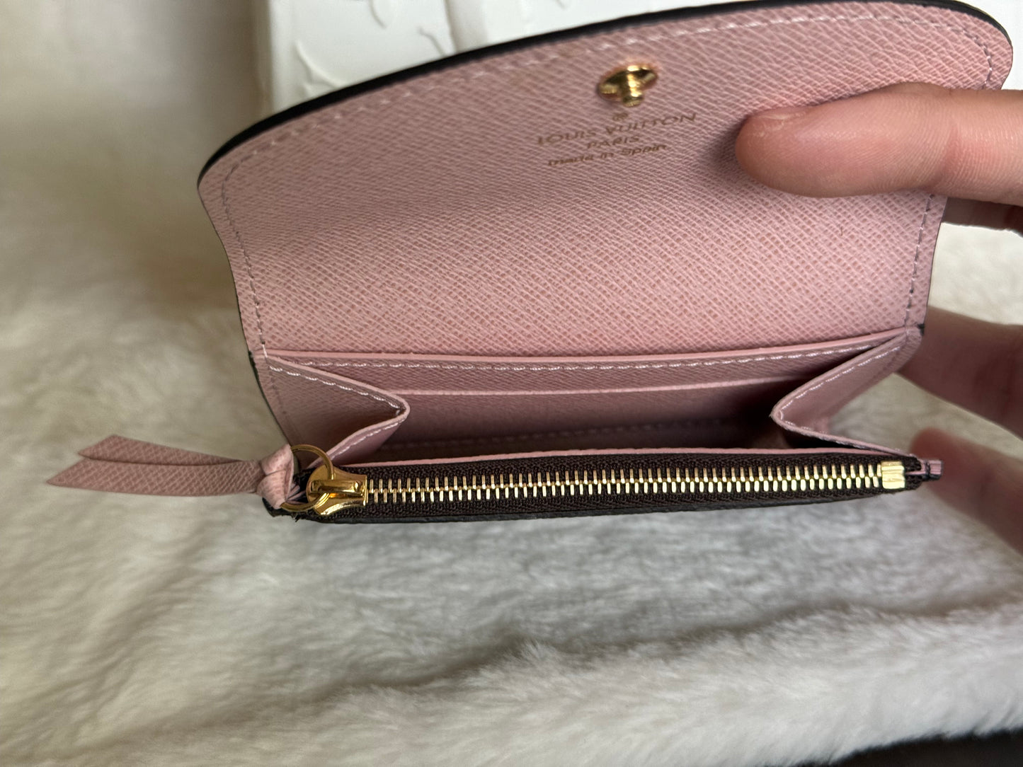 Louis Vuitton Rosalie Coin Purse Rose Poudre (Pink) Wallet