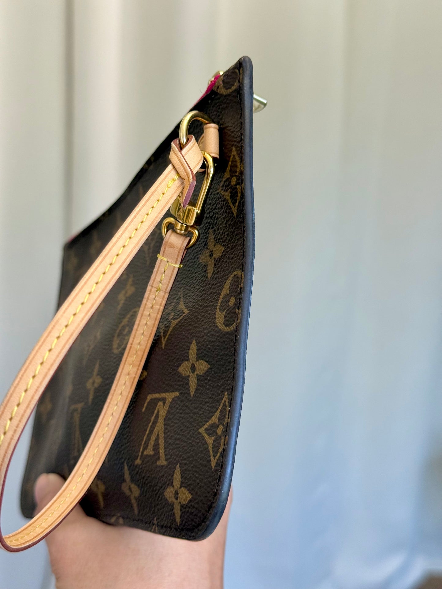 Louis Vuitton Neverfull GM Mono Pivoine Bag and Pouch