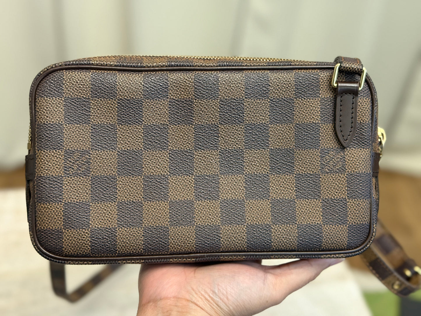 Special Order Louis Vuitton Pochette Marly Bandouliere Damier Ebene