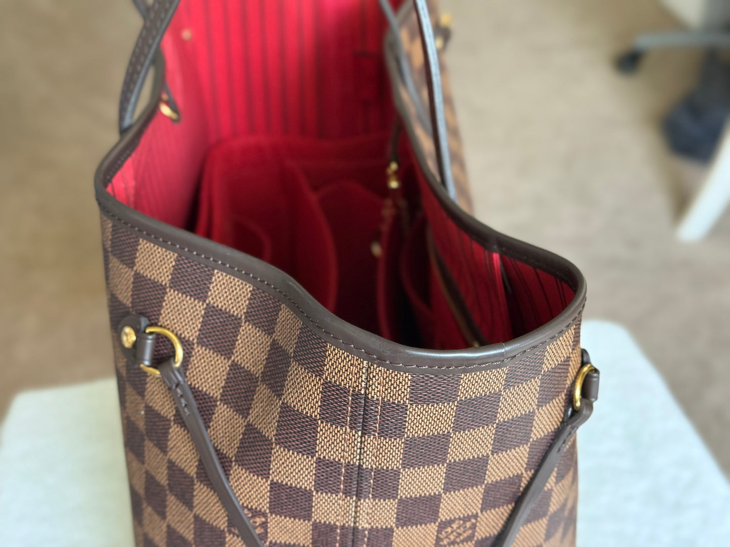 Louis Vuitton Neverfull GM DE Cerise Bag Only