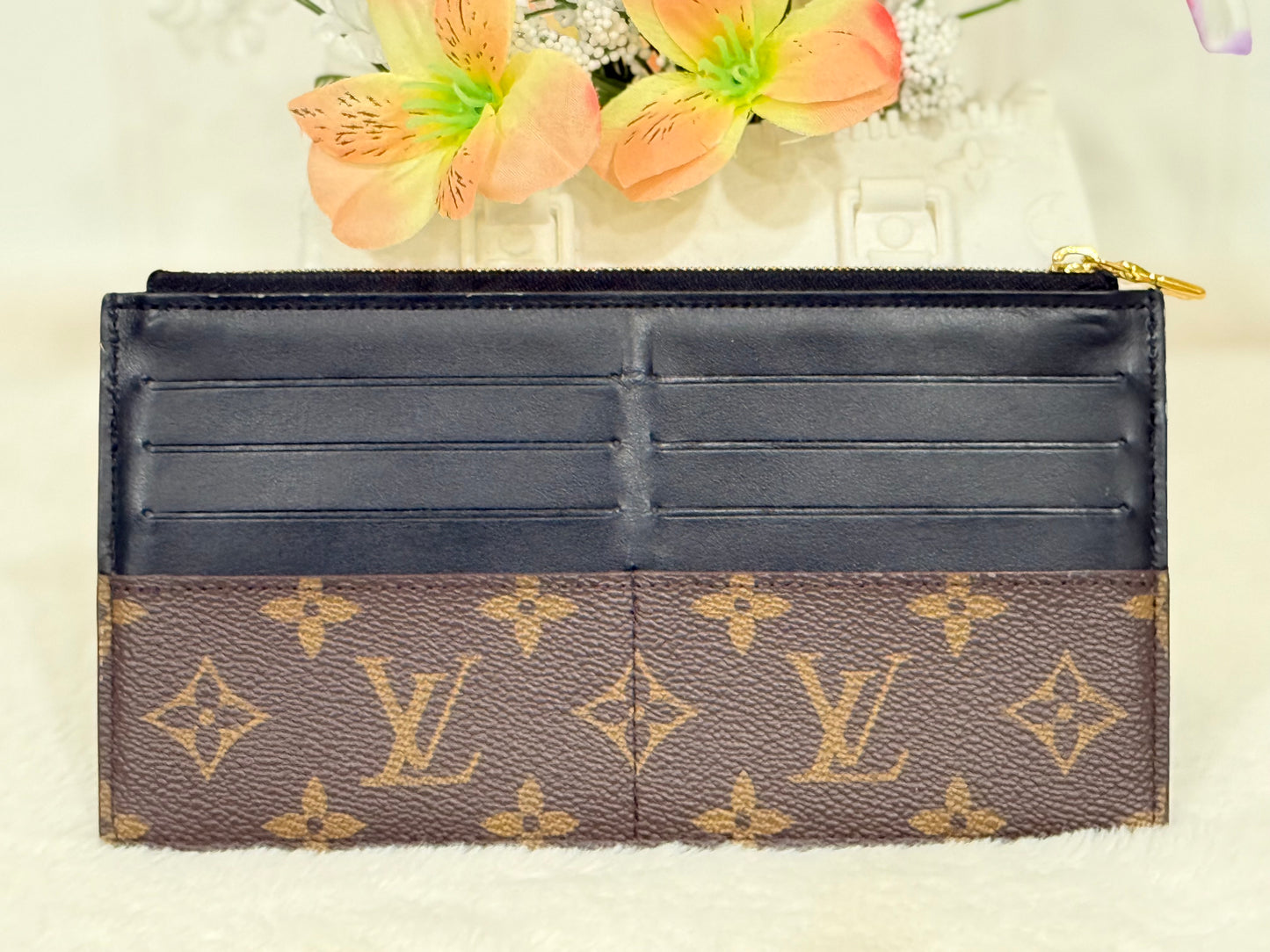 Louis Vuitton Slim Wallet Mono Noir/Black