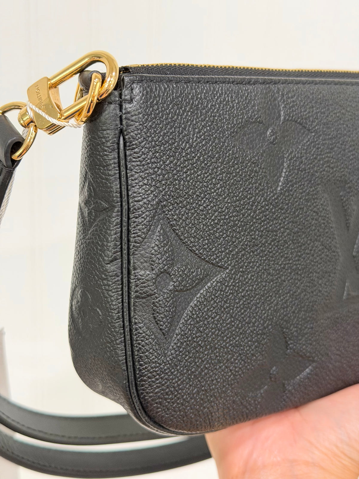 Louis Vuitton Multi Pochette Mono Giant Empreinte Black