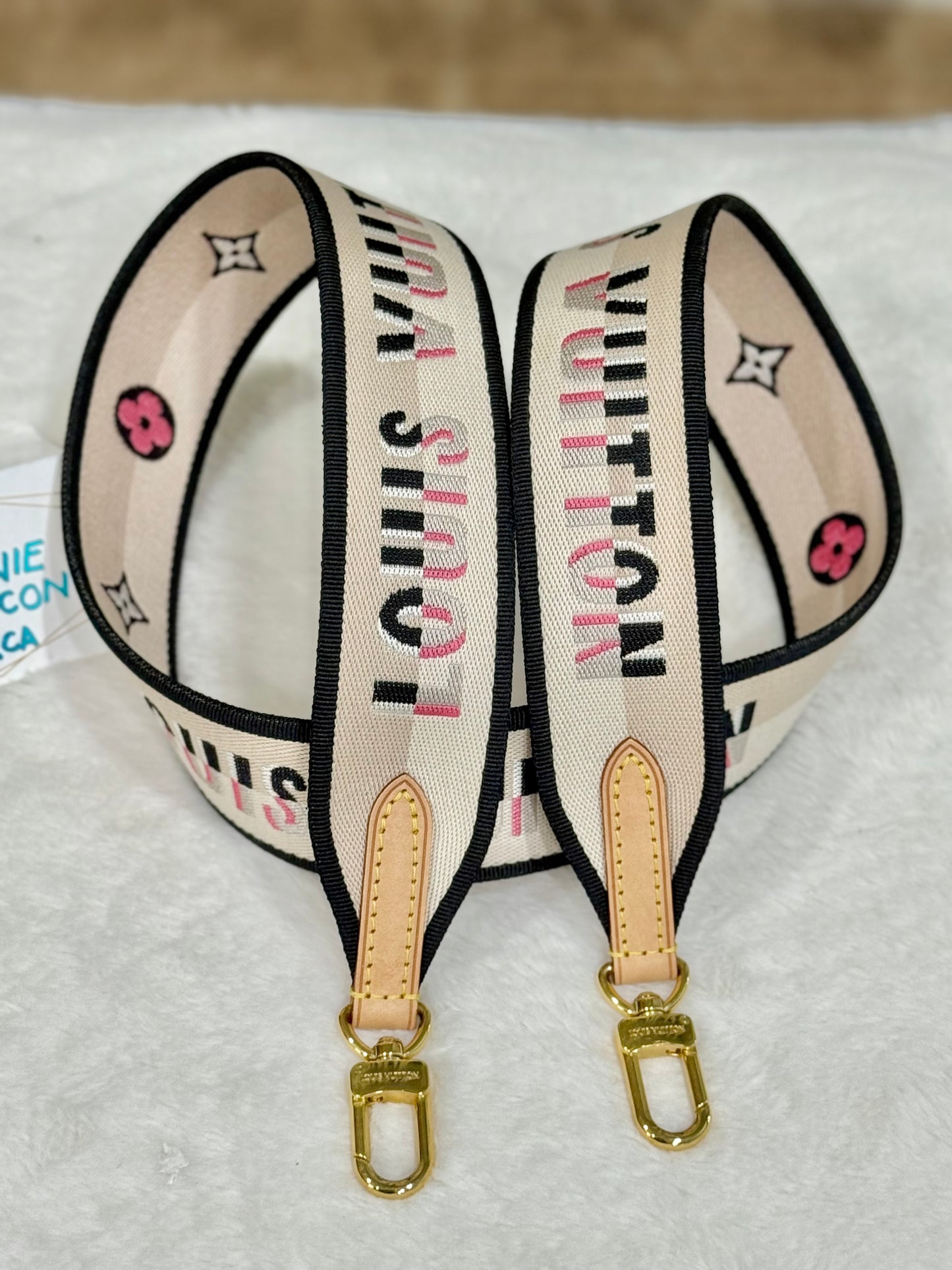Louis Vuitton Speedy Bandouliere 20 Mono with Black/Pink Strap