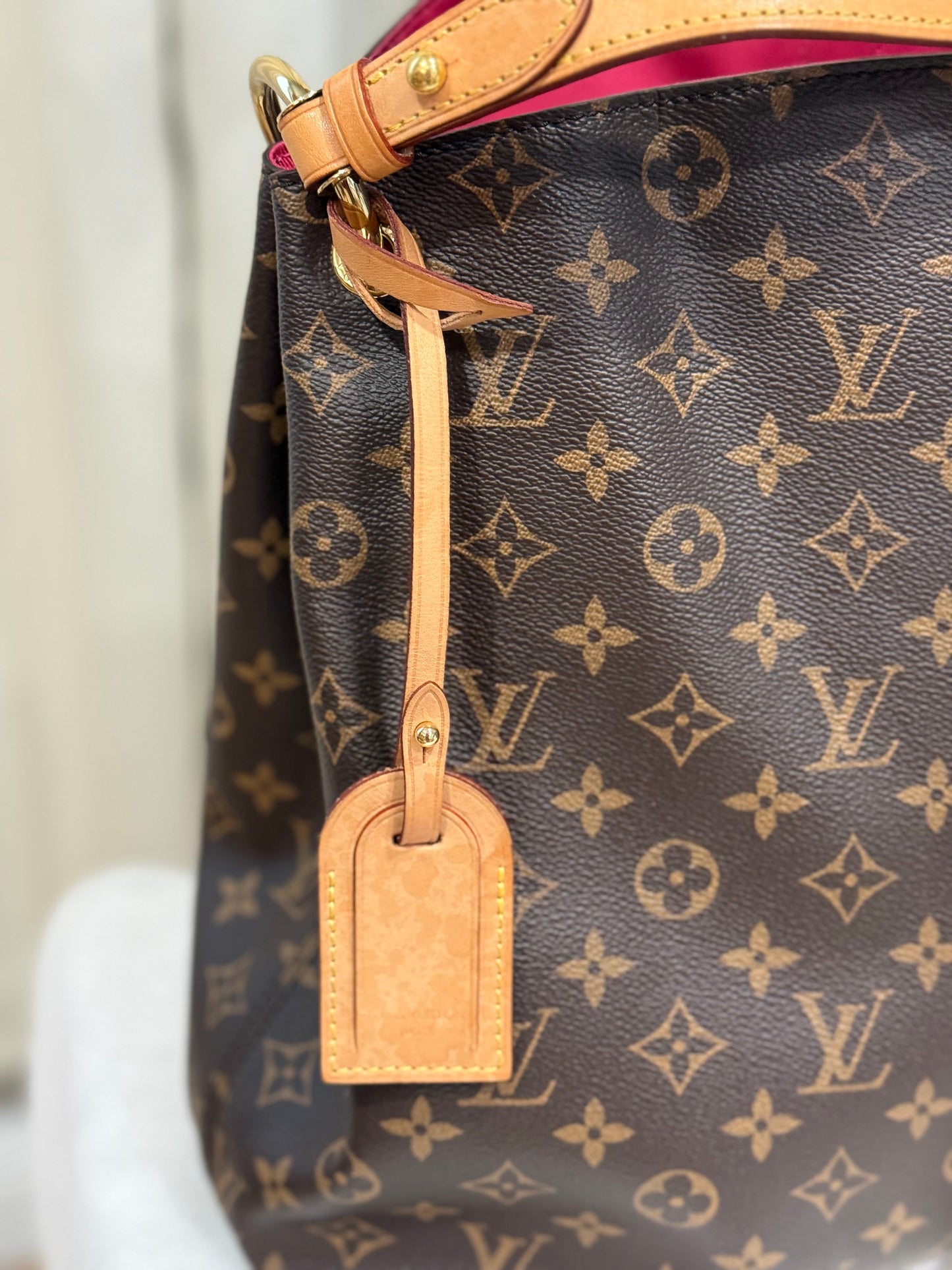 Louis Vuitton Graceful MM Mono Pivoine