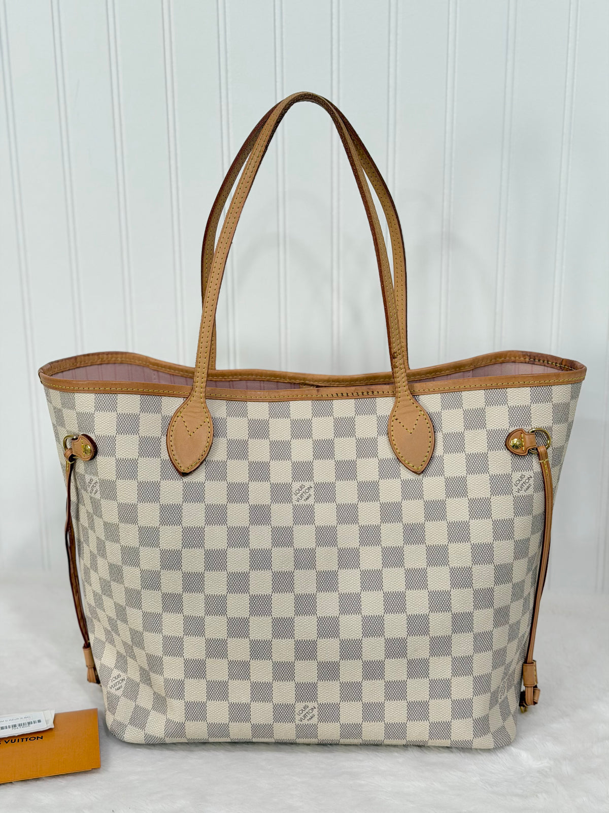 Louis Vuitton Neverfull MM Damier Azur Rose Ballerine
