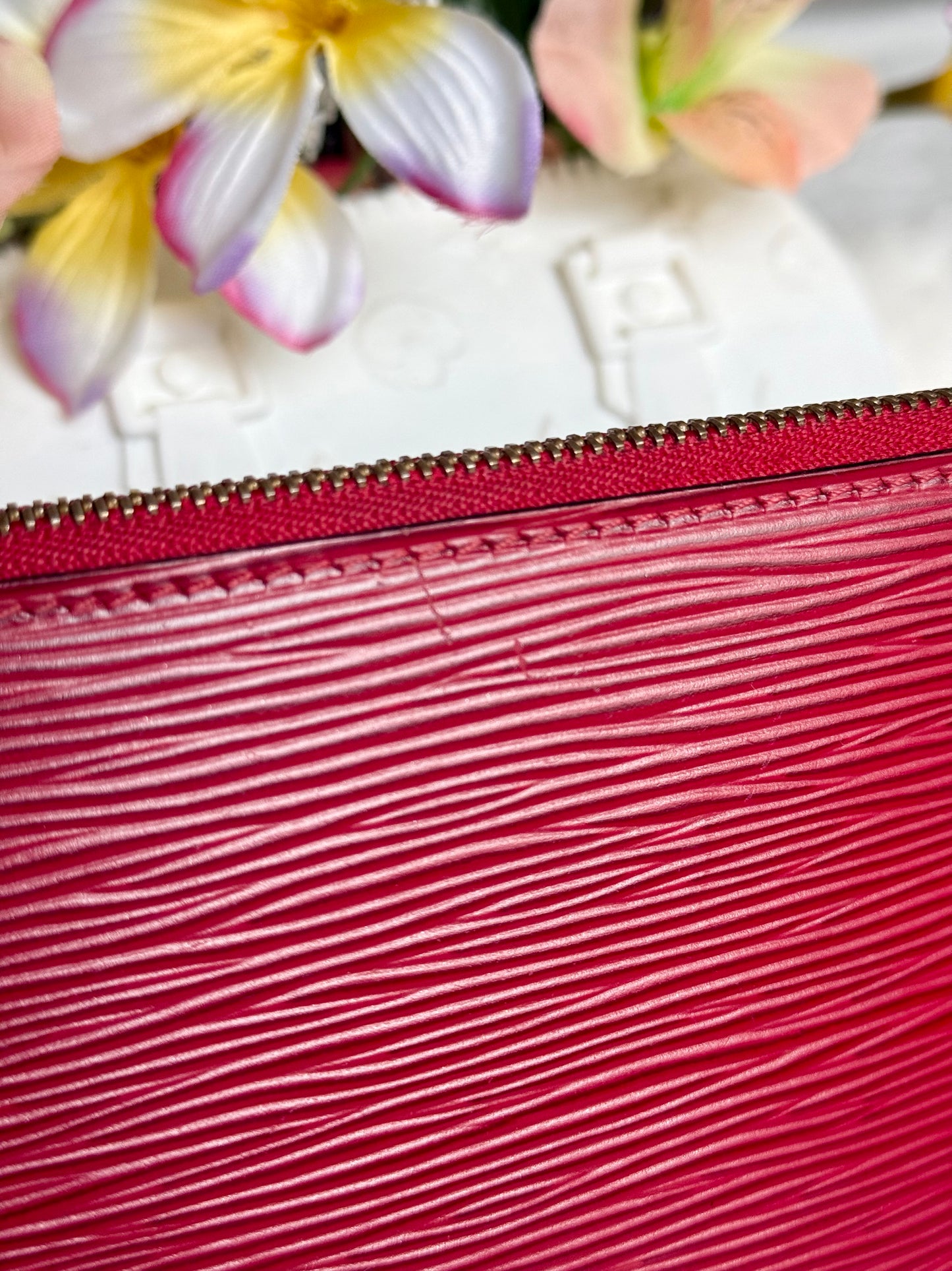 Louis Vuitton Red Epi Pochette