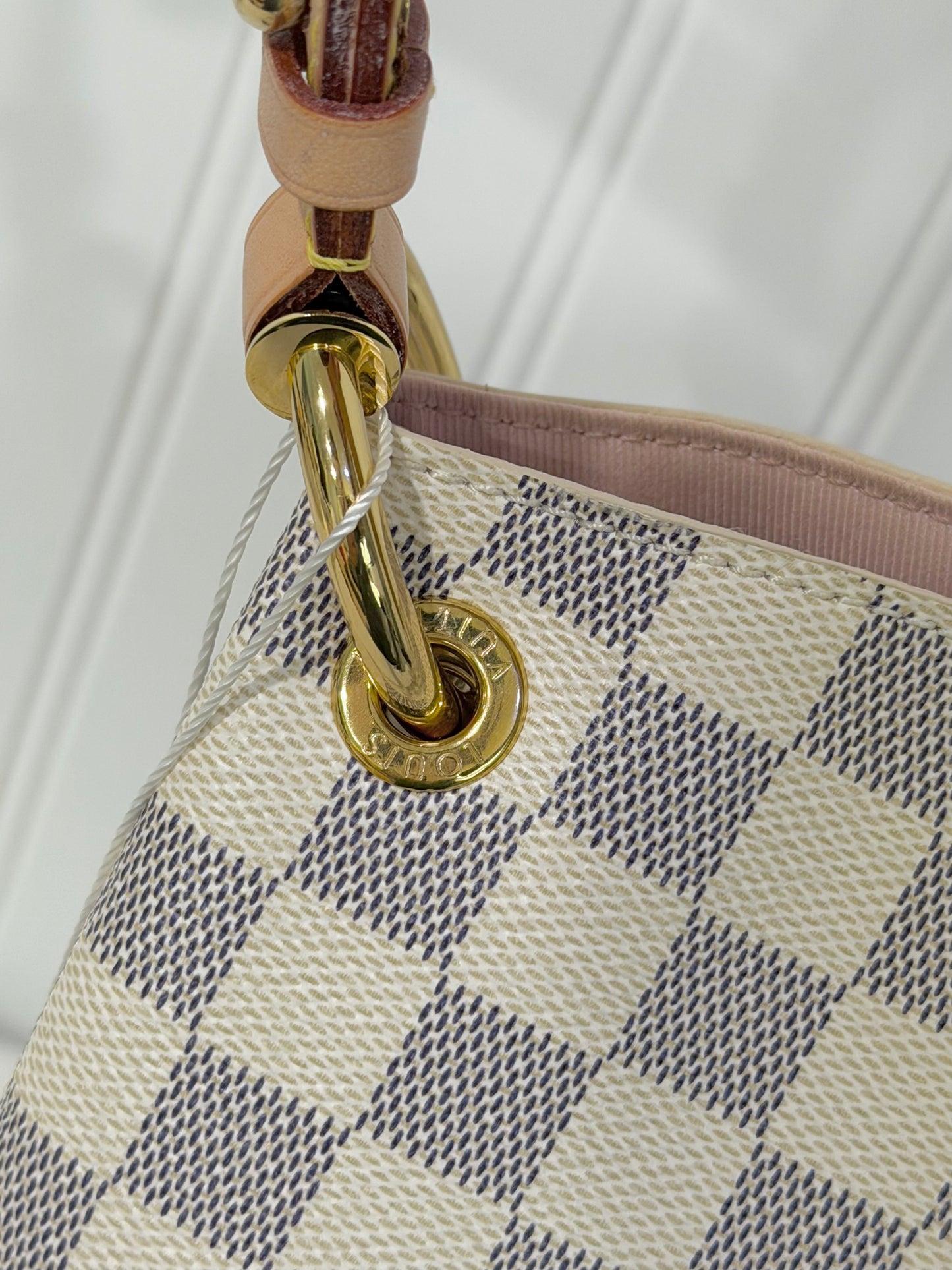Louis Vuitton Graceful PM Damier Azur Rose Ballerine
