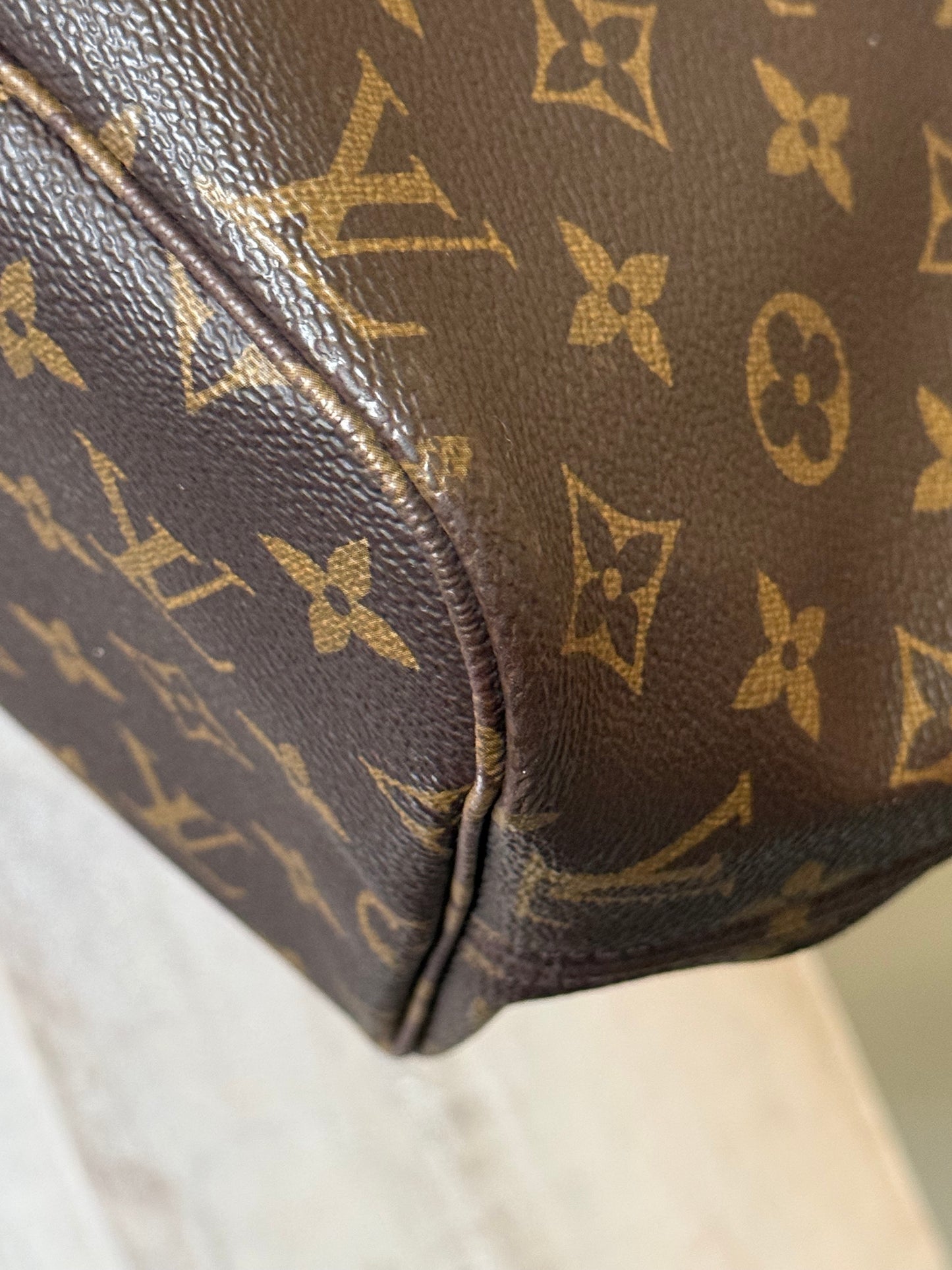 Louis Vuitton Neverfull MM Mono Pivoine Bag Only