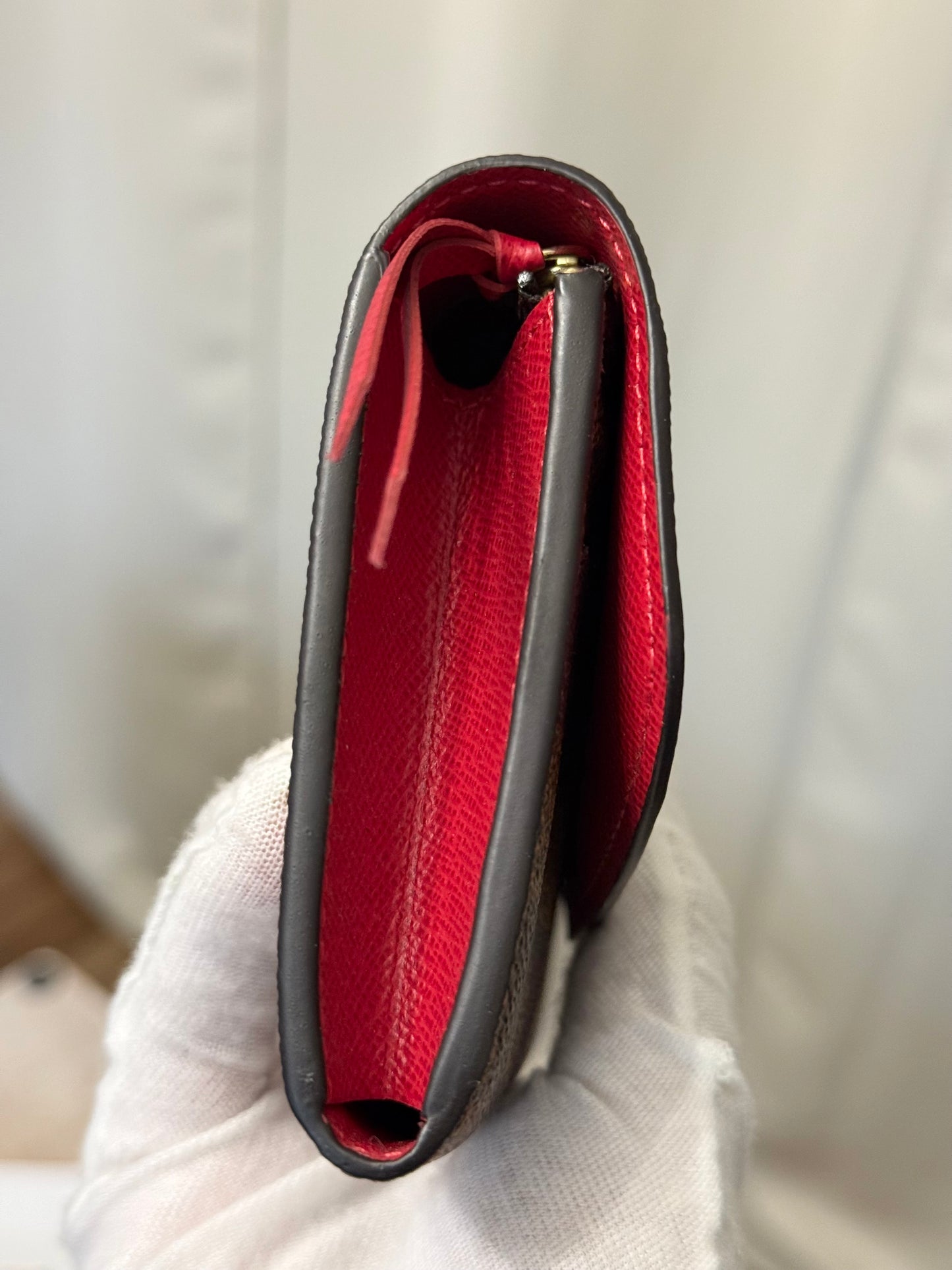 Louis Vuitton Emilie Wallet DE Cerise