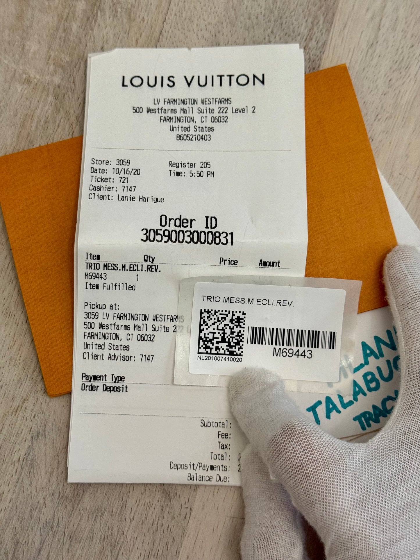 Louis Vuitton Trio Messenger Mono Eclipse