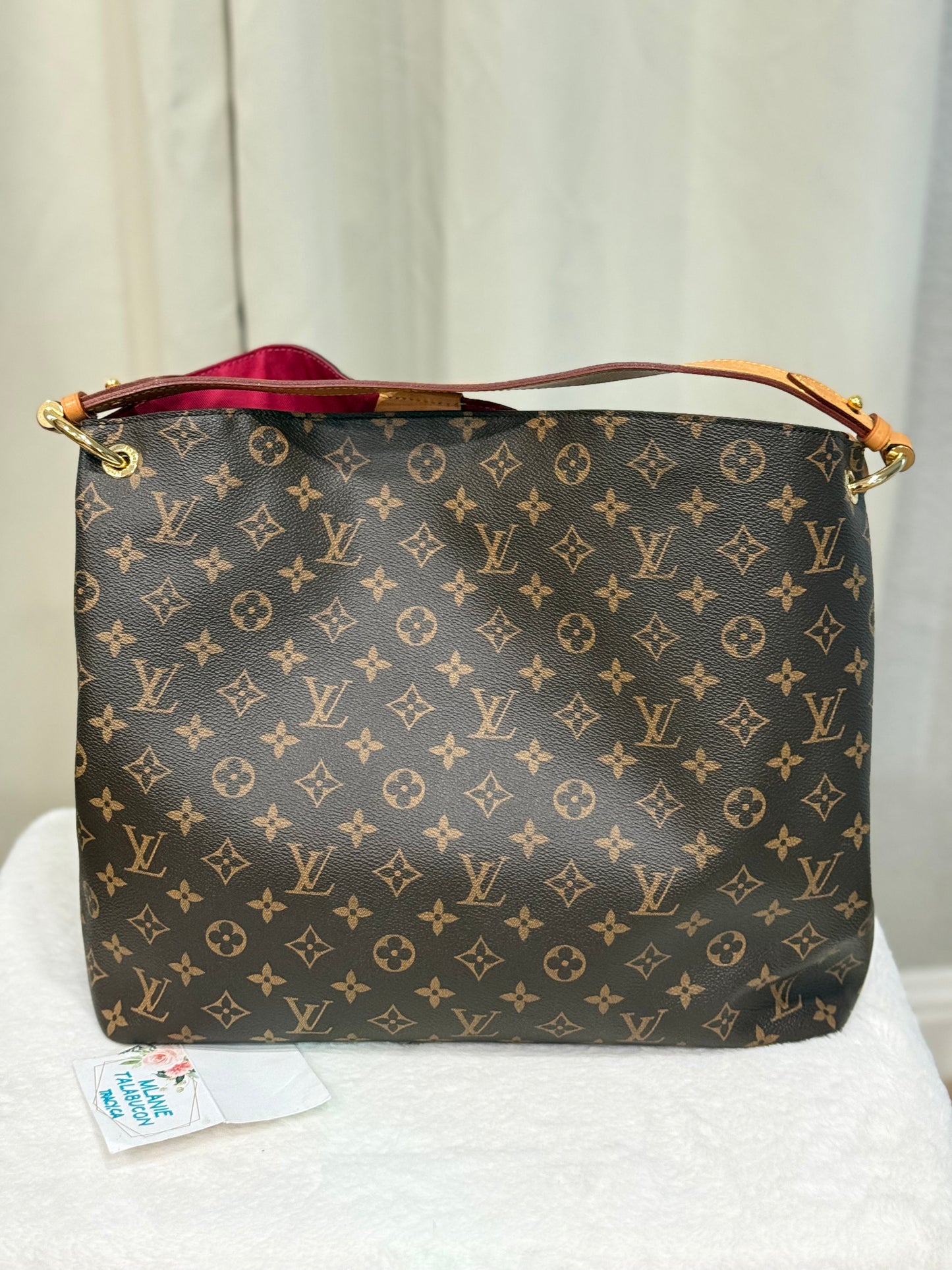 Louis Vuitton Graceful MM Mono Pivoine