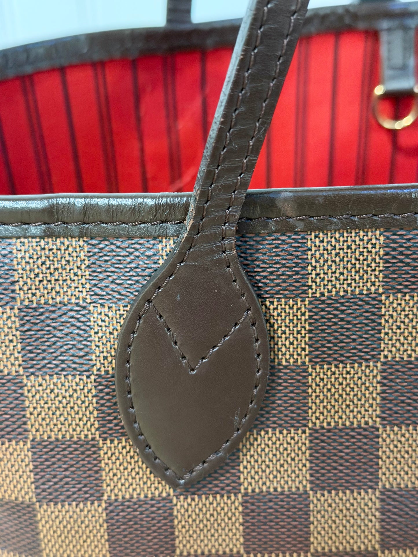 Louis Vuitton Neverfull MM DE Set (Bag and Pouch)