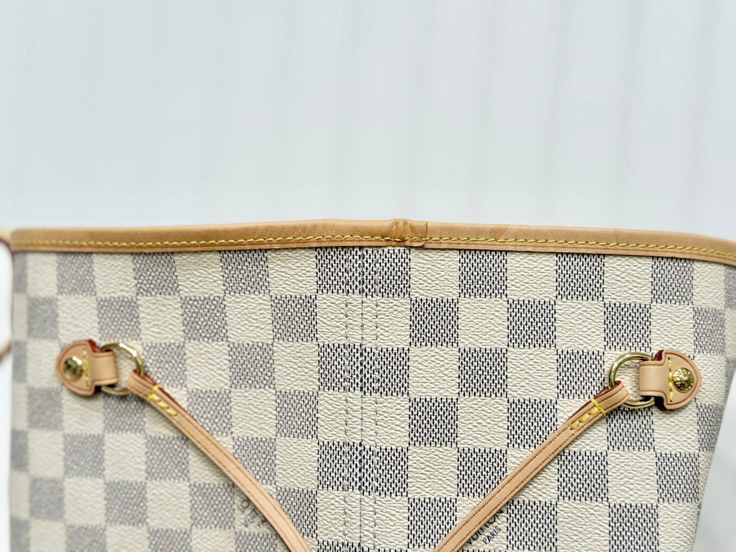 Louis Vuitton Neverfull GM in Damier Azur Rose Ballerine