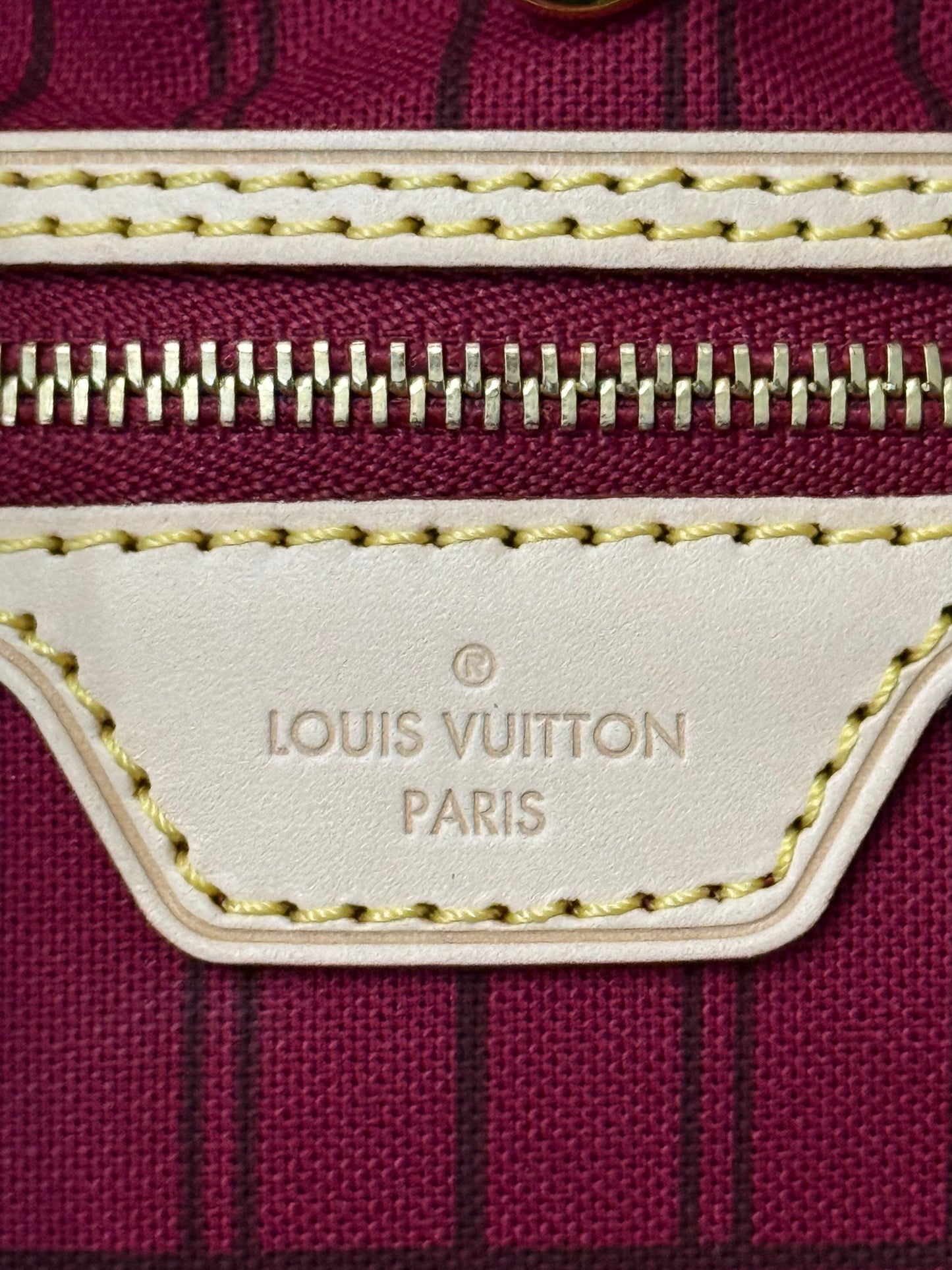 Louis Vuitton Neverfull MM Fuchsia Interior Bag only
