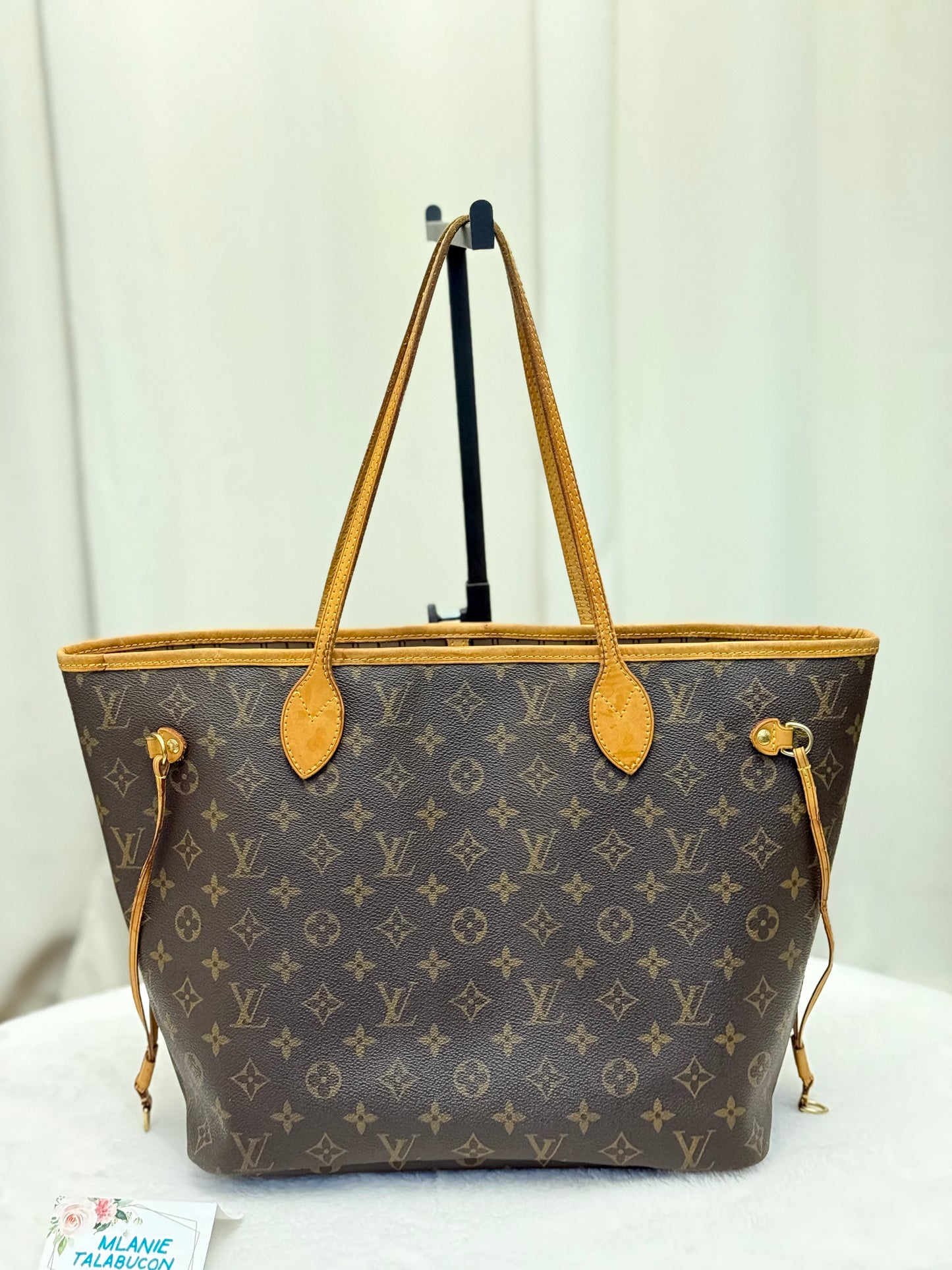 Louis Vuitton Neverfull MM Mono Beige