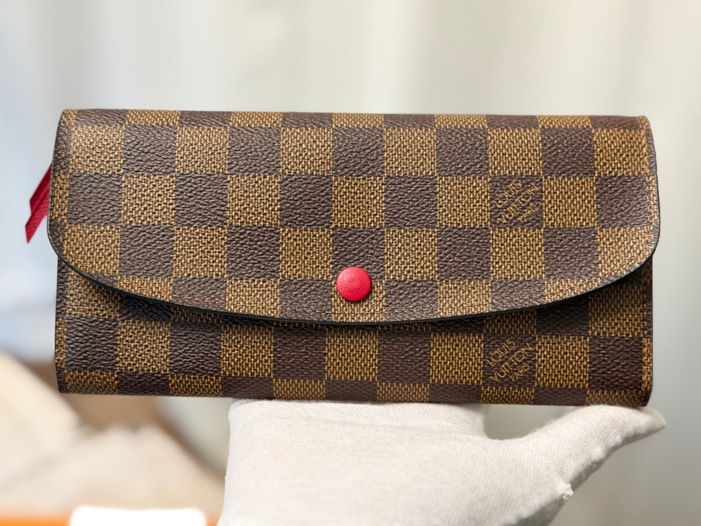 Louis Vuitton Emilie Wallet DE Cerise