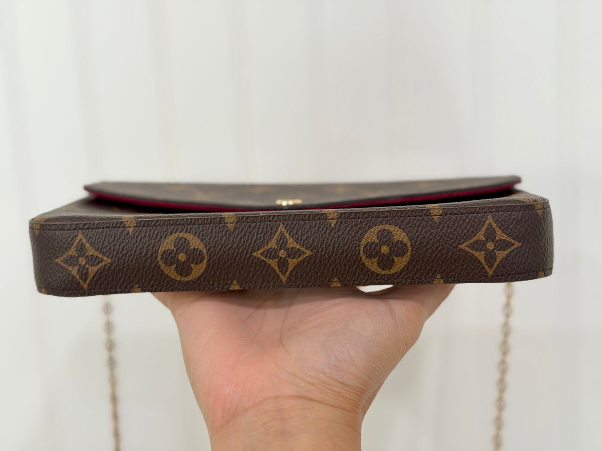 Louis Vuitton Pochette Felicie Mono with inserts FULL SET