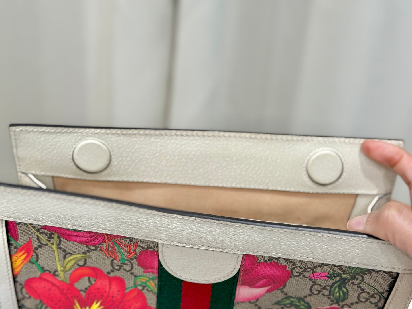 Gucci GG Supreme Flora Ophidia Small Shoulder Bag 503877