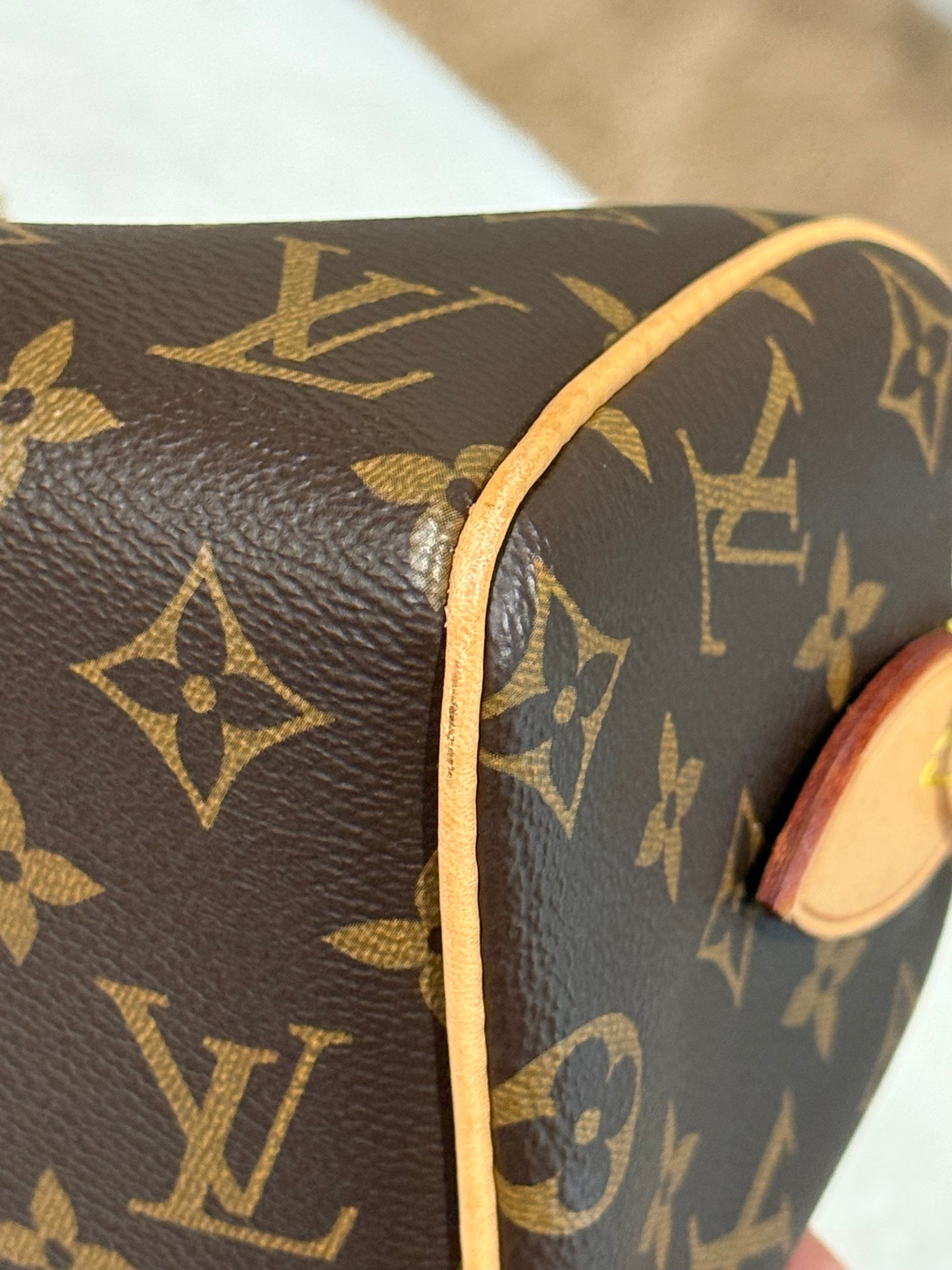 Louis Vuitton Speedy Bandouliere 20 Mono with Black/Pink Strap
