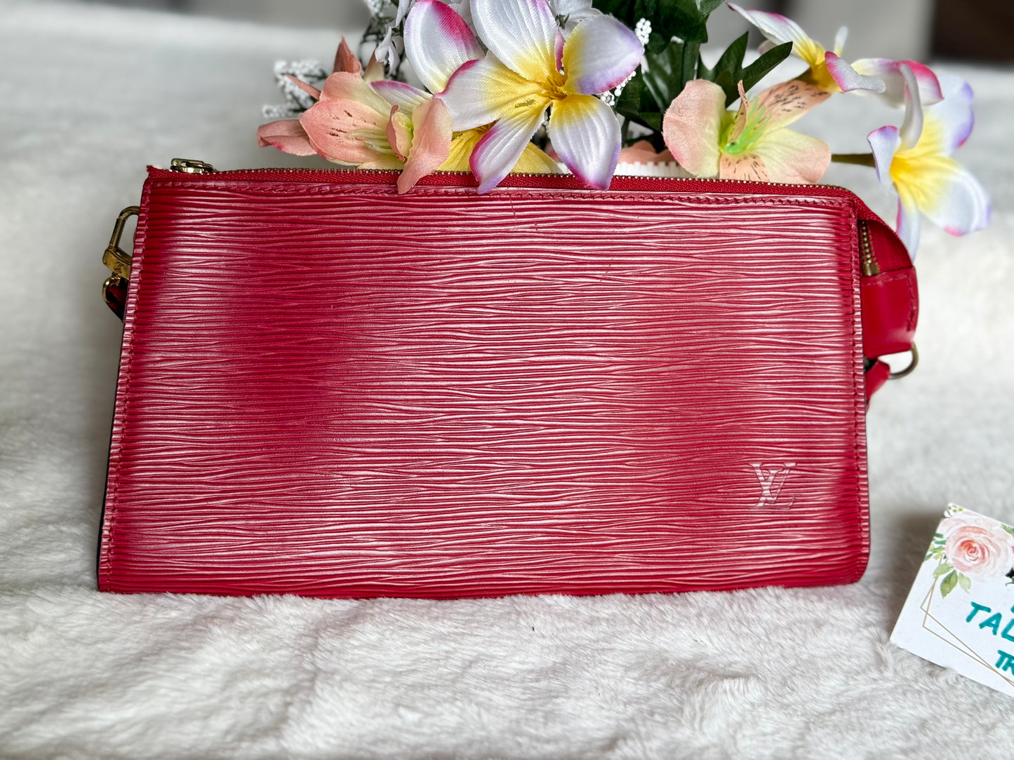 Louis Vuitton Red Epi Pochette